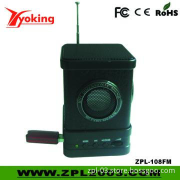 Wooden Mini Speaker with Card Reader (ZPL-108B FM )
